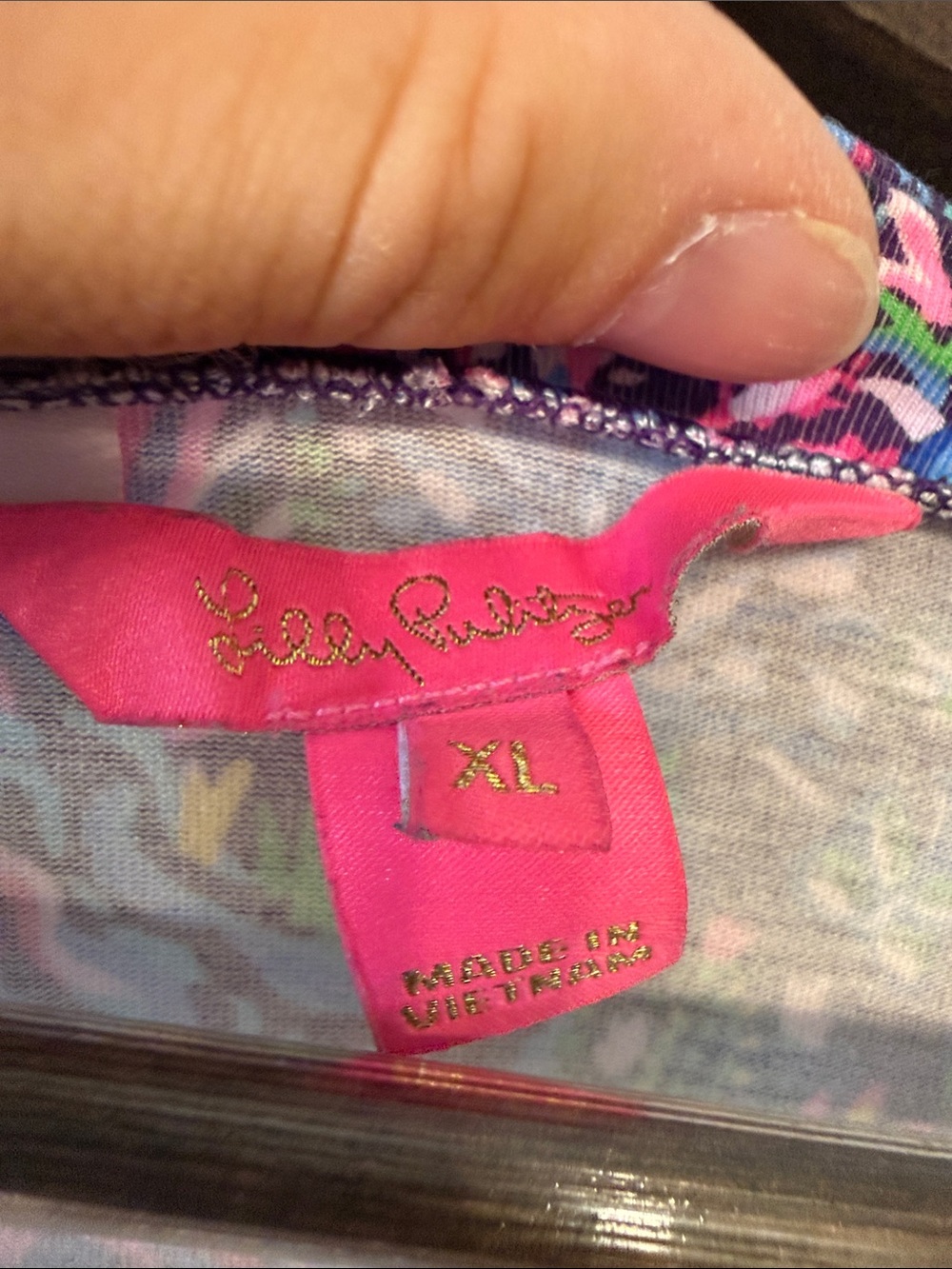 Purple Floral Wrap Dress with Tie Waist. EUC. - Picture 2 of 3